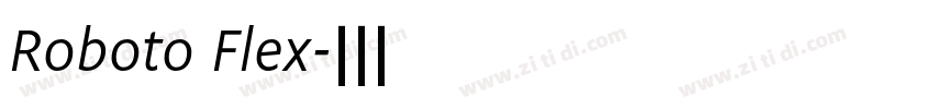 Roboto Flex字体转换